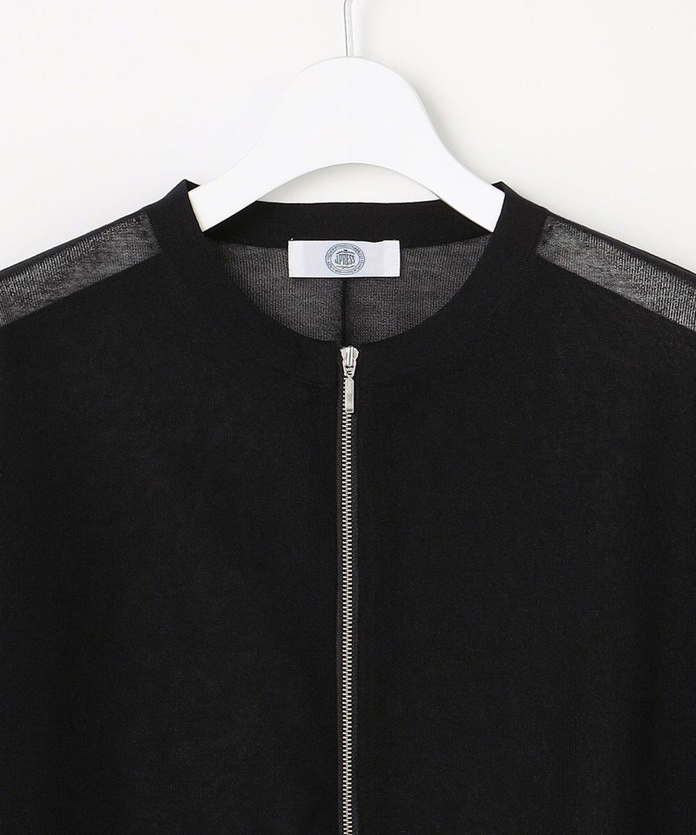 J.PRESS LADIES SHEER LIGHT KNIT ブルゾン 