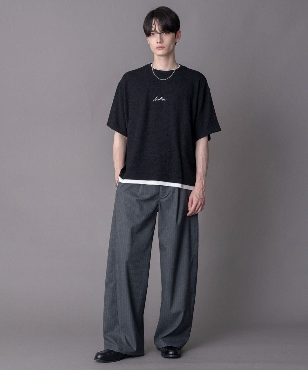 WEGO 【ユニセックス着用ITEM】ワンポイントフェイクレイヤードT（SS） 