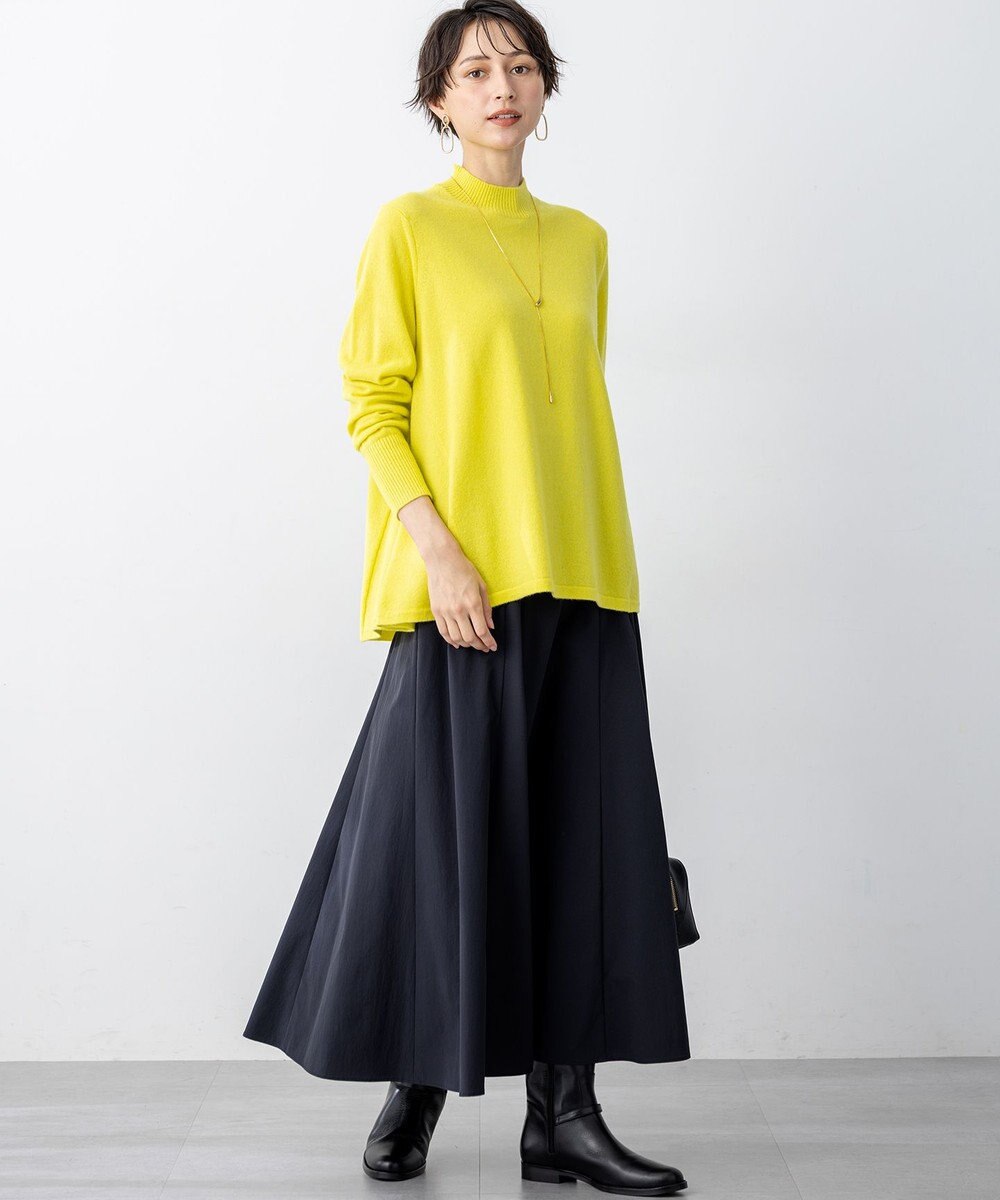 23区 L 【洗える】ストレッチタイプライター フレア スカート 