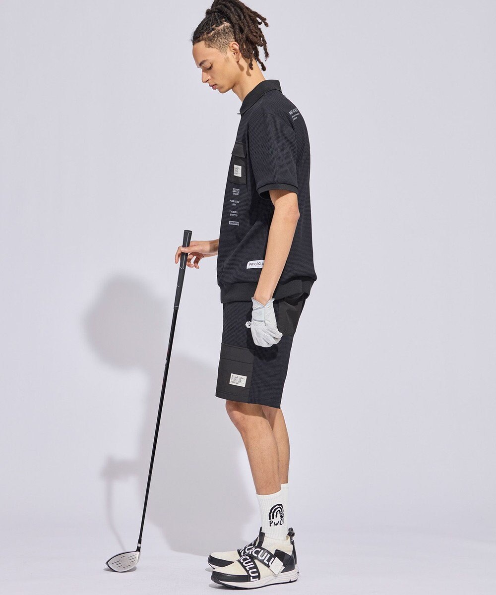 PW CIRCULUS 【虫よけ加工】【MEN】P-MOF ソックス ミドル丈 ゴルフ 