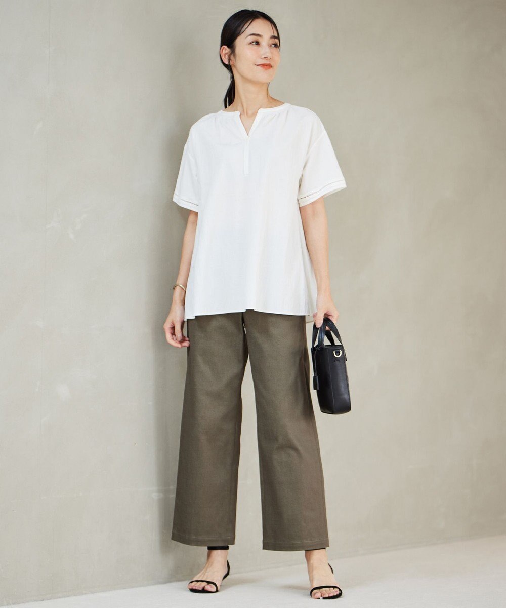 J.PRESS LADIES 【2way】スプリットレザー ナノポシェット バッグ 