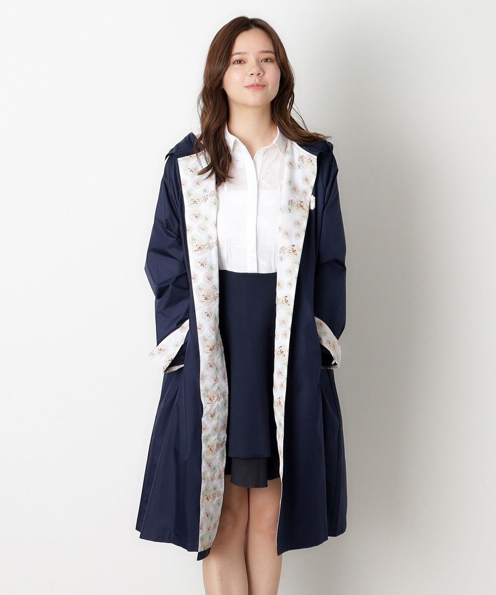 MOONBAT 【バッグ付】ポール & ジョー (PAUL & JOE　ACCESSOIRES) レインコート ポンジークリザンテーム 