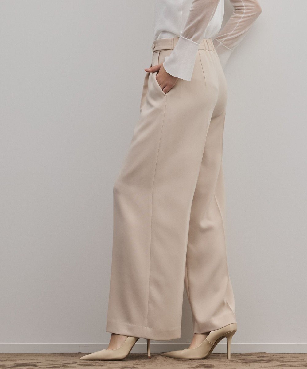GRACE CONTINENTAL トリアセワイドパンツ 