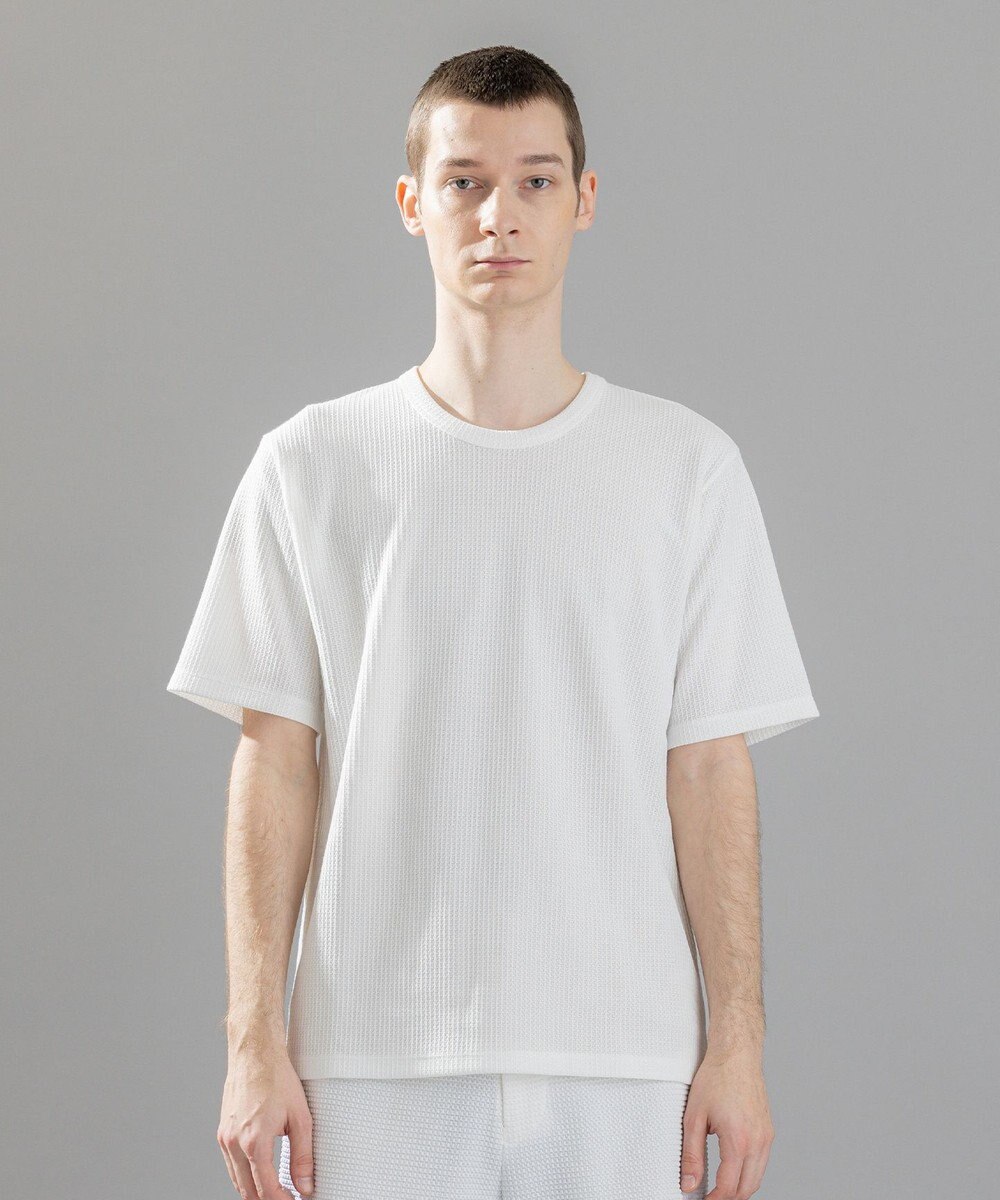 JOSEPH HOMME 新素材【清涼感】メランジクロスジャージー　クルーネックカットソー 