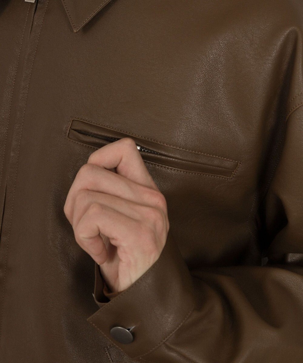 WEGO PUダブルZIPブルゾン 