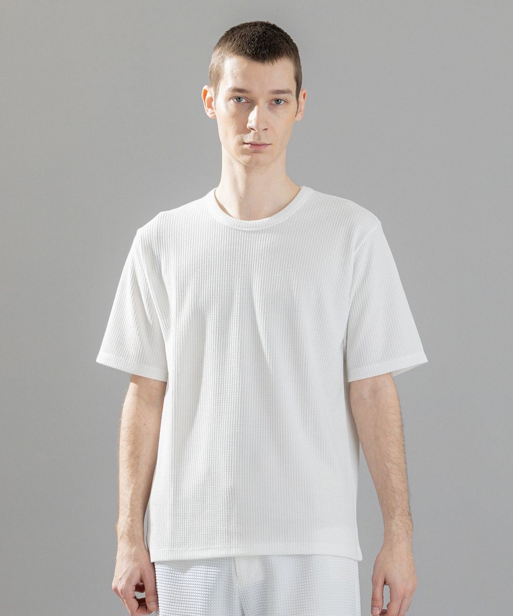 JOSEPH HOMME 新素材【清涼感】メランジクロスジャージー　クルーネックカットソー 