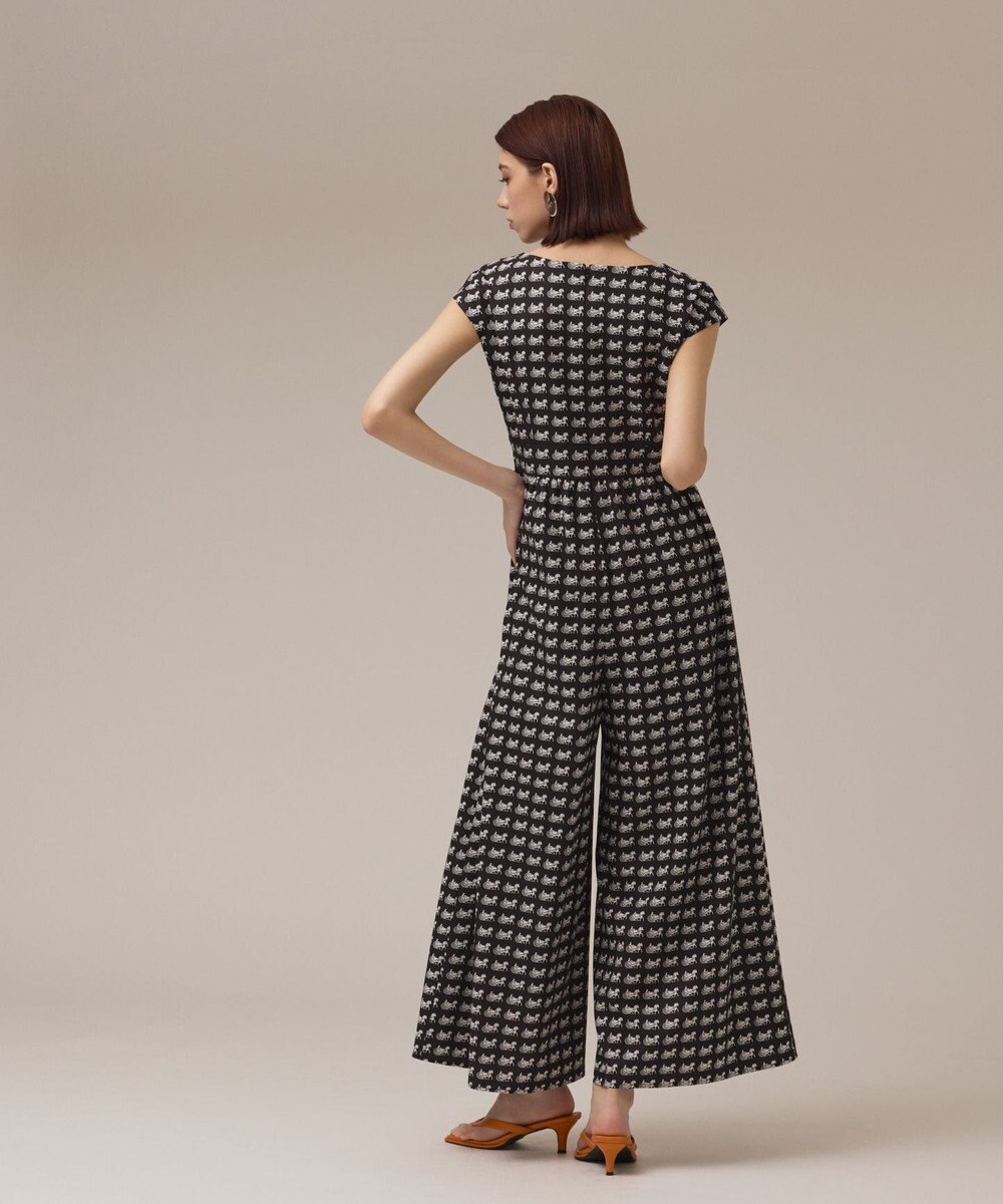 GRACE CONTINENTAL ホースプリントサロペット 