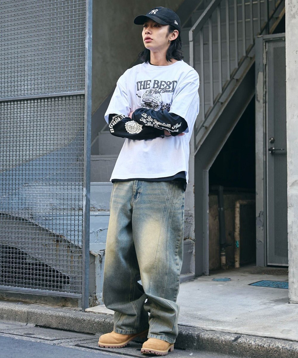 WEGO 【ユニセックス着用ITEM】グラフィックアンサンブルT（LS） 