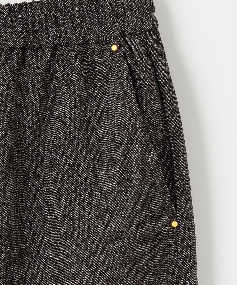 ANY 【ウエストゴム】クラシカルツイードタイトスカート 