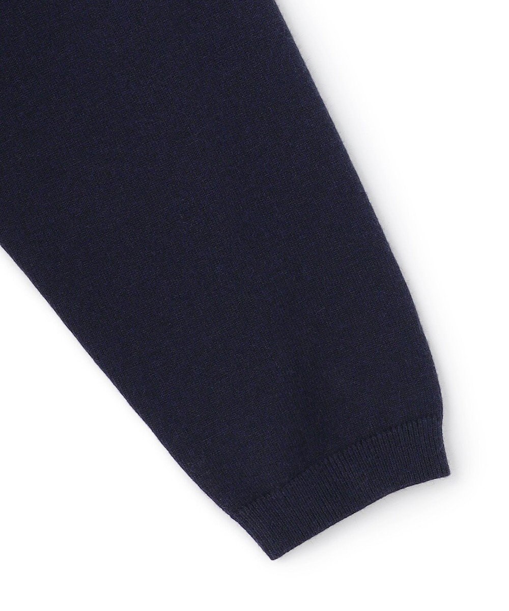 UNFILO MENS 【洗える/抗菌防臭】スムースシルキーニット ヘンリー 