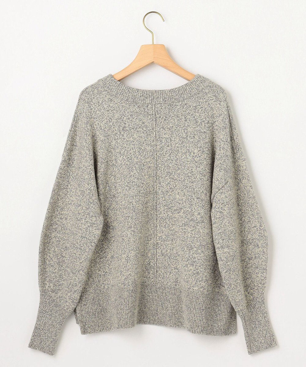 組曲 コットンカシミヤMIX クルーネックニット 