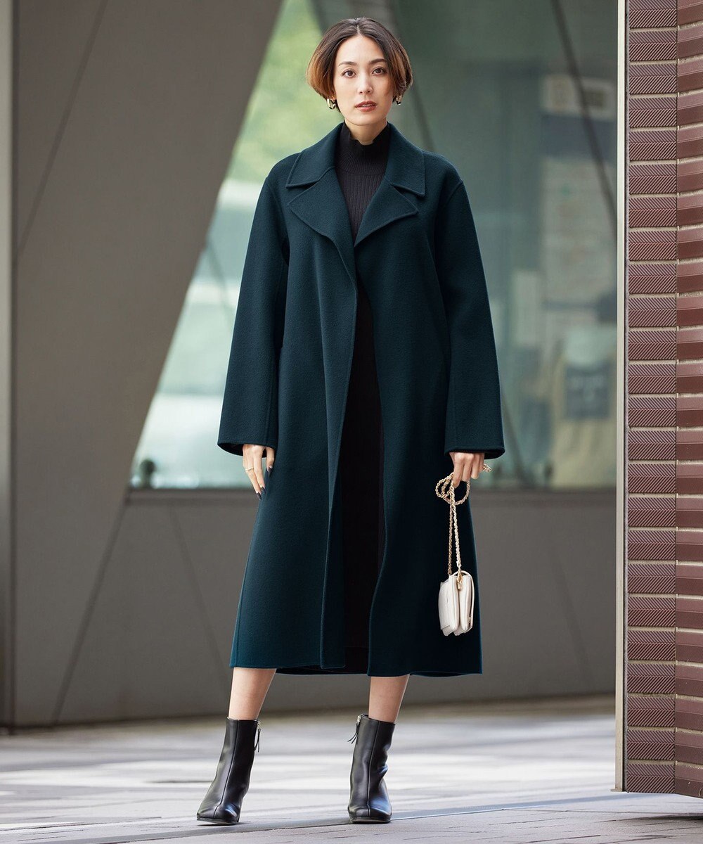 ICB ウールリバー ロングトレンチコート 