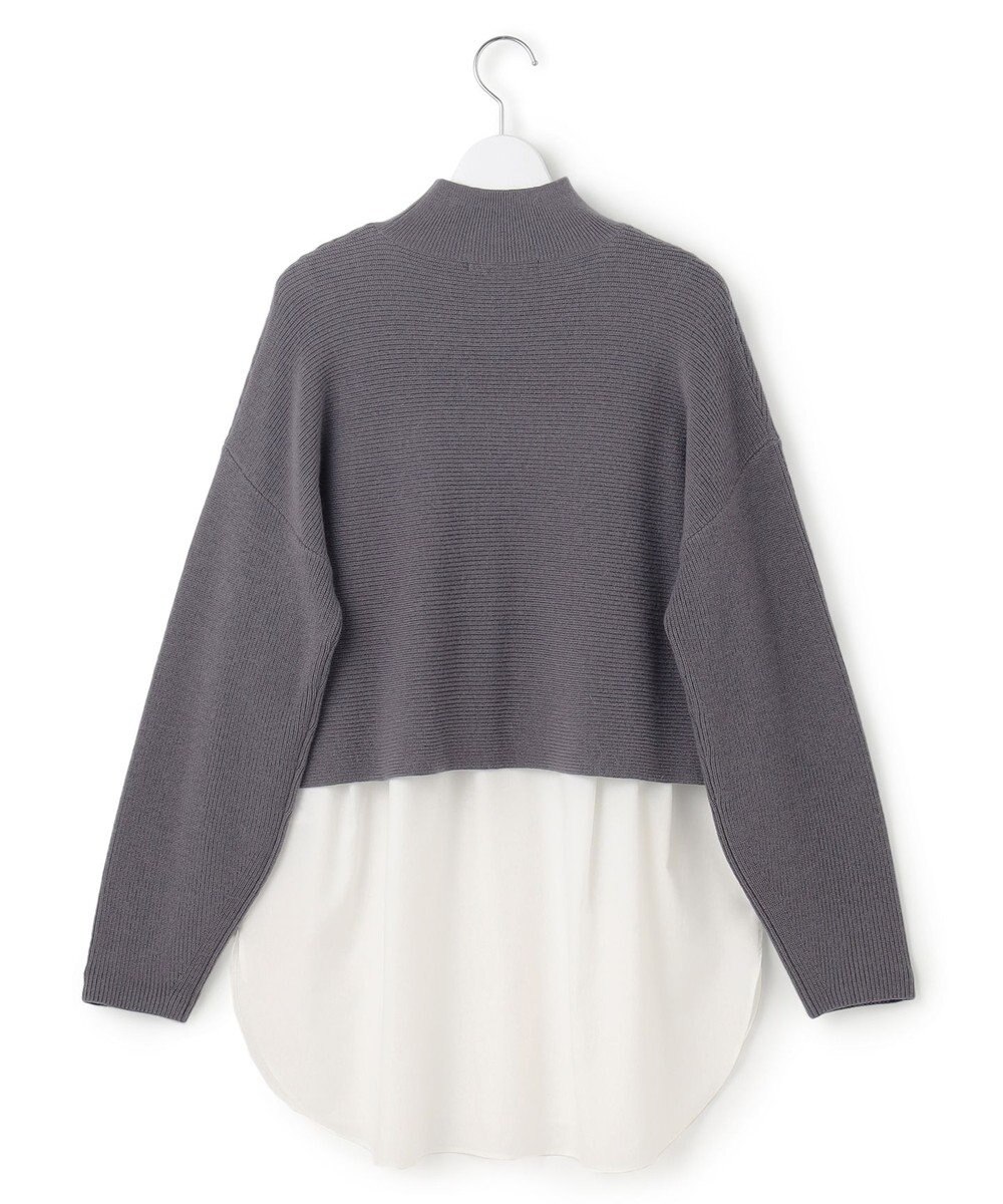 23区 【洗える】レイヤードコンビ ニット 