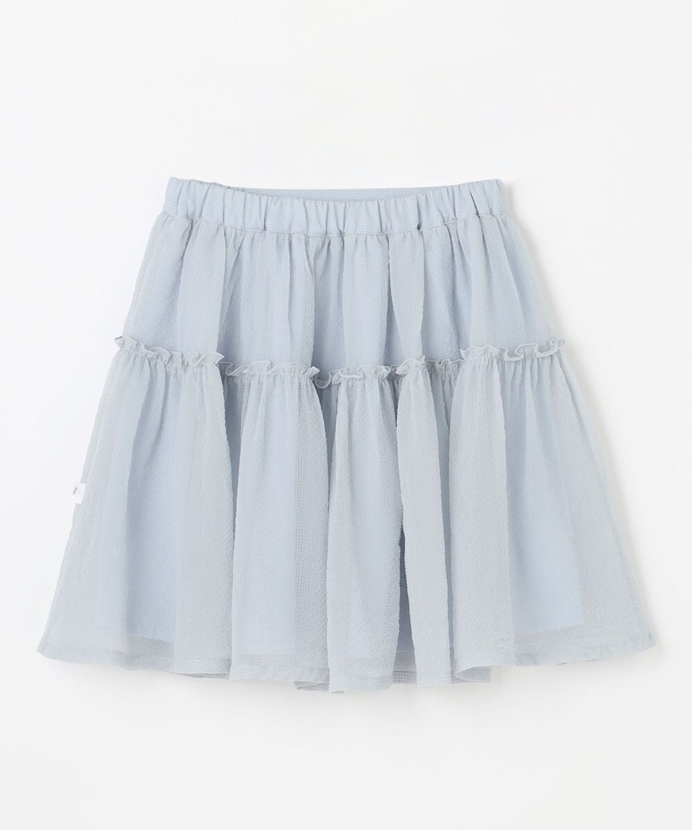 組曲 KIDS 【110-140㎝】シアーチェック スカート 