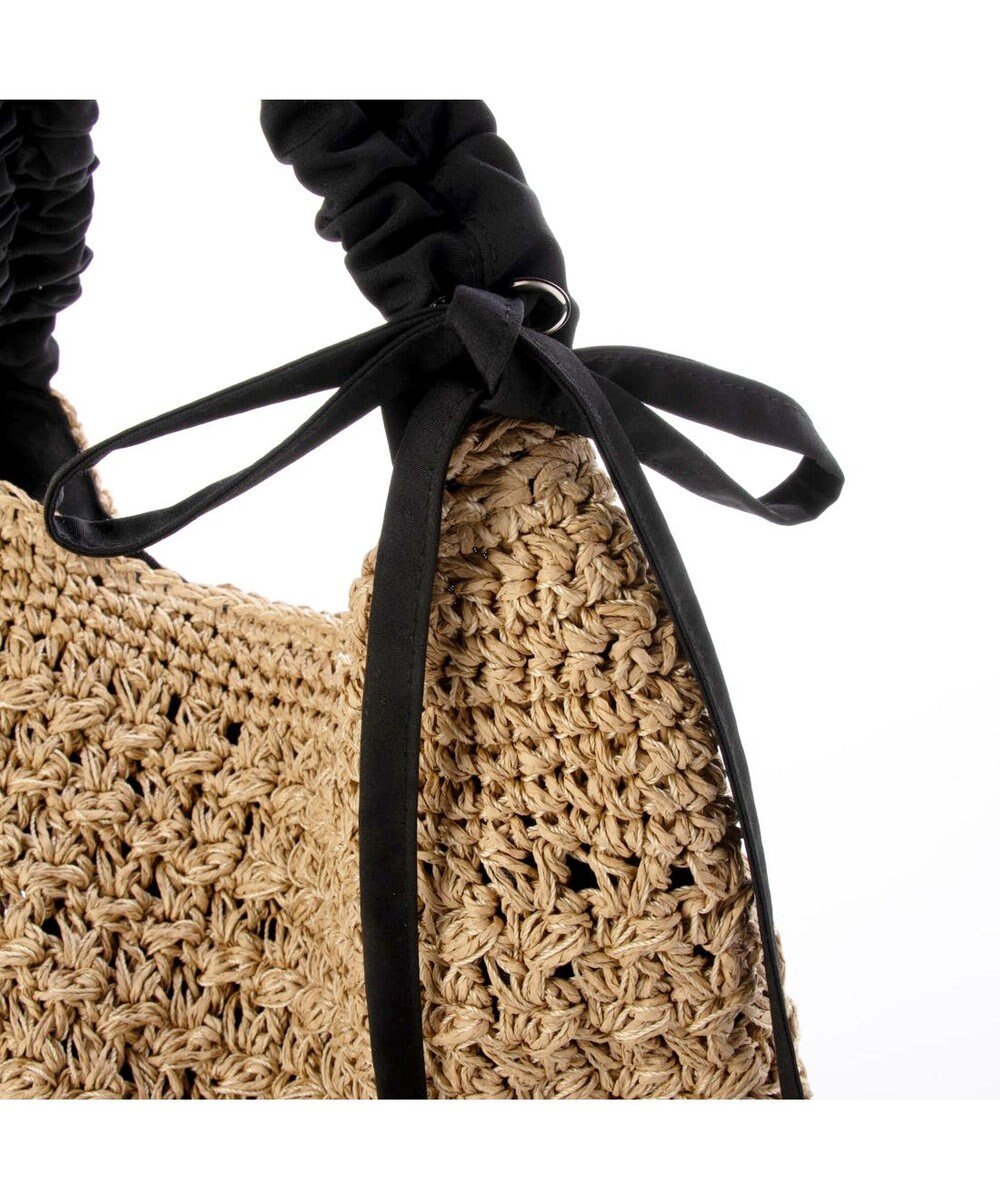 UNBILLION カシュカシュ cachecache / ドロストギャザーハンドル柄編2wayトート 