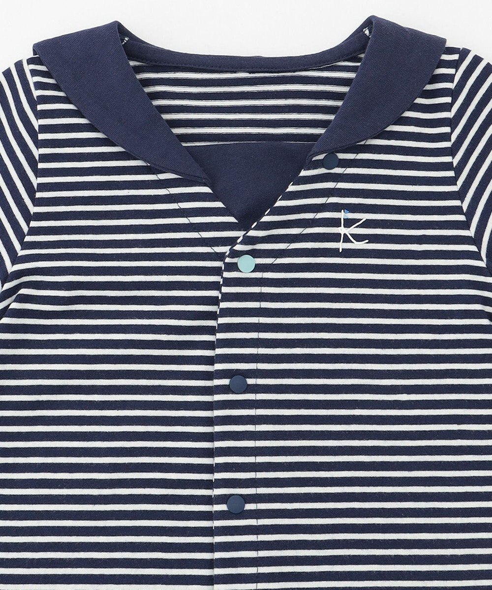 組曲 KIDS 【80-90cm】セーラーボーダー セットアップ 