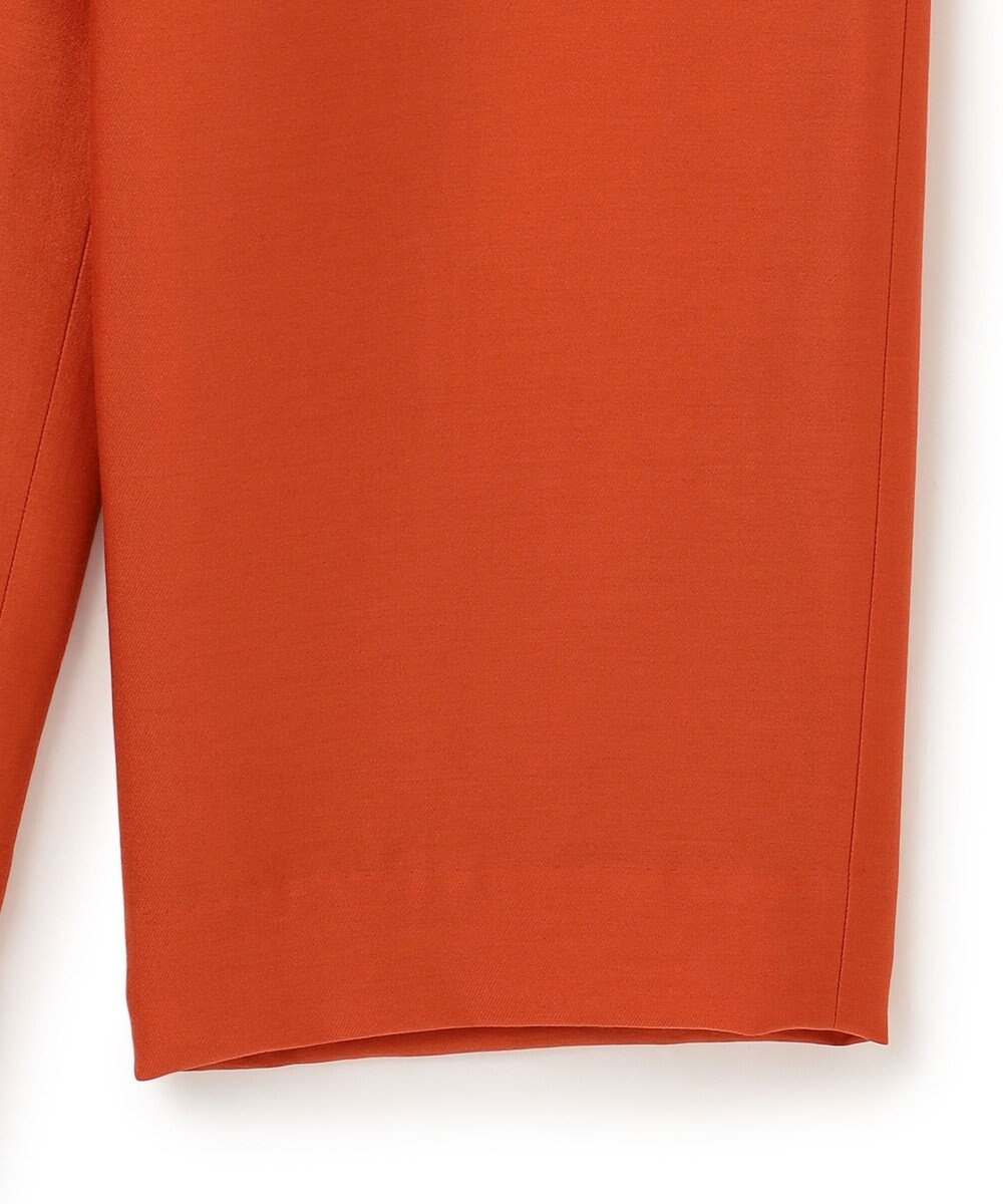 ICB 【洗える】ウールワッシャーツイル ワイドストレートパンツ 