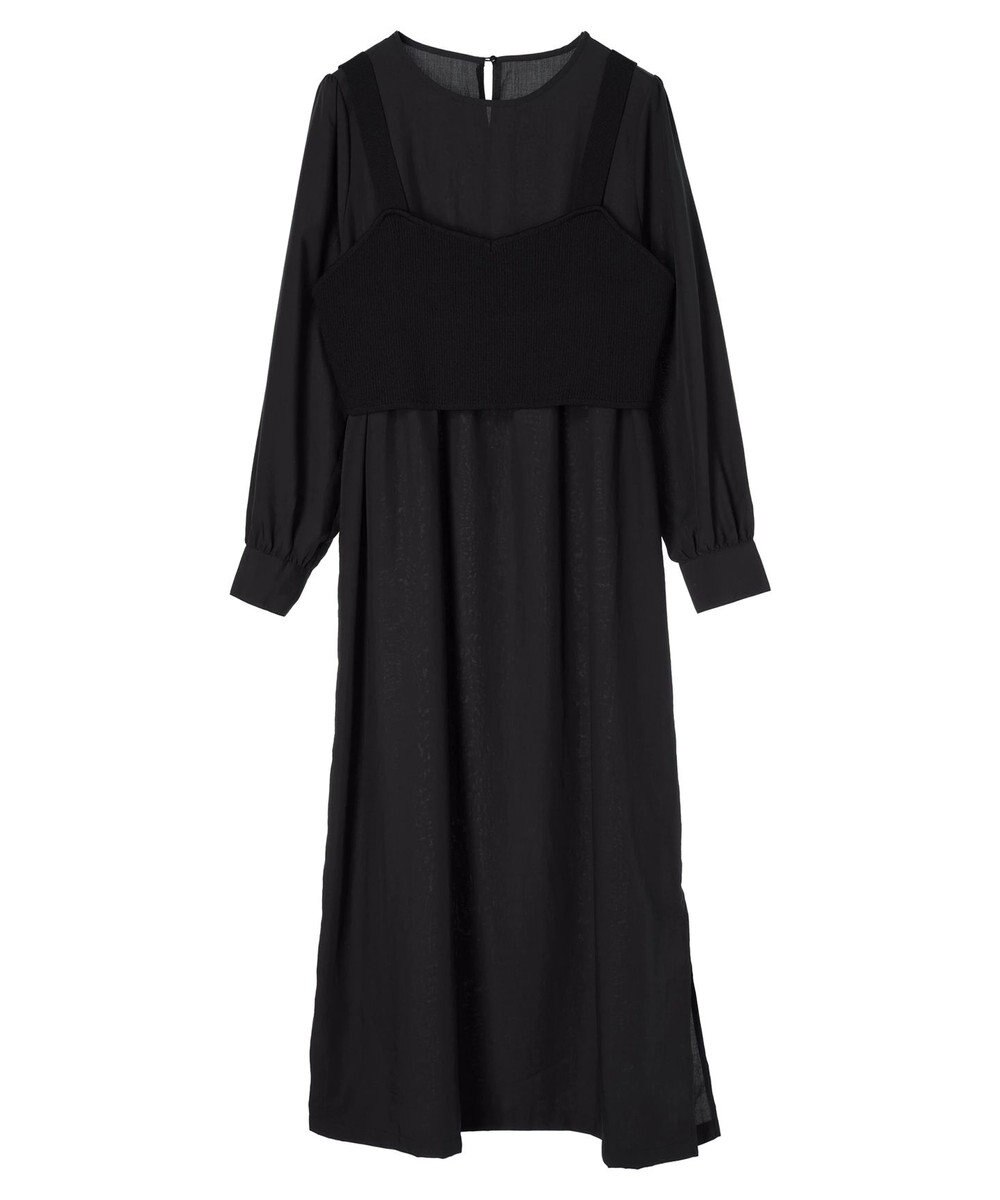 Green Parks Ｂ．ＳＥＴ２点ニットジレ＋ワンピース 