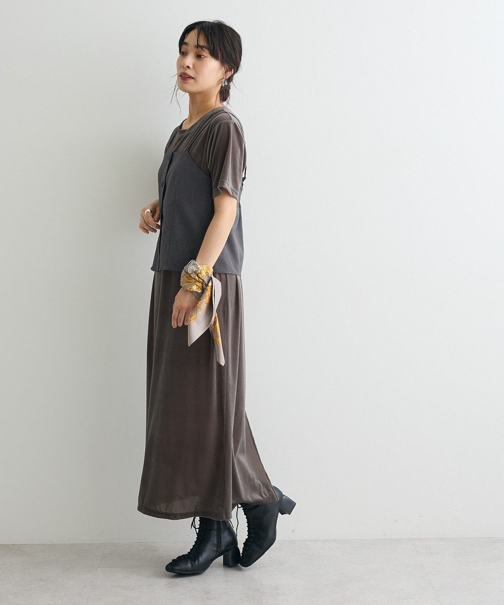 CRAFT STANDARD BOUTIQUE フロントボタンキャミビスチェ 