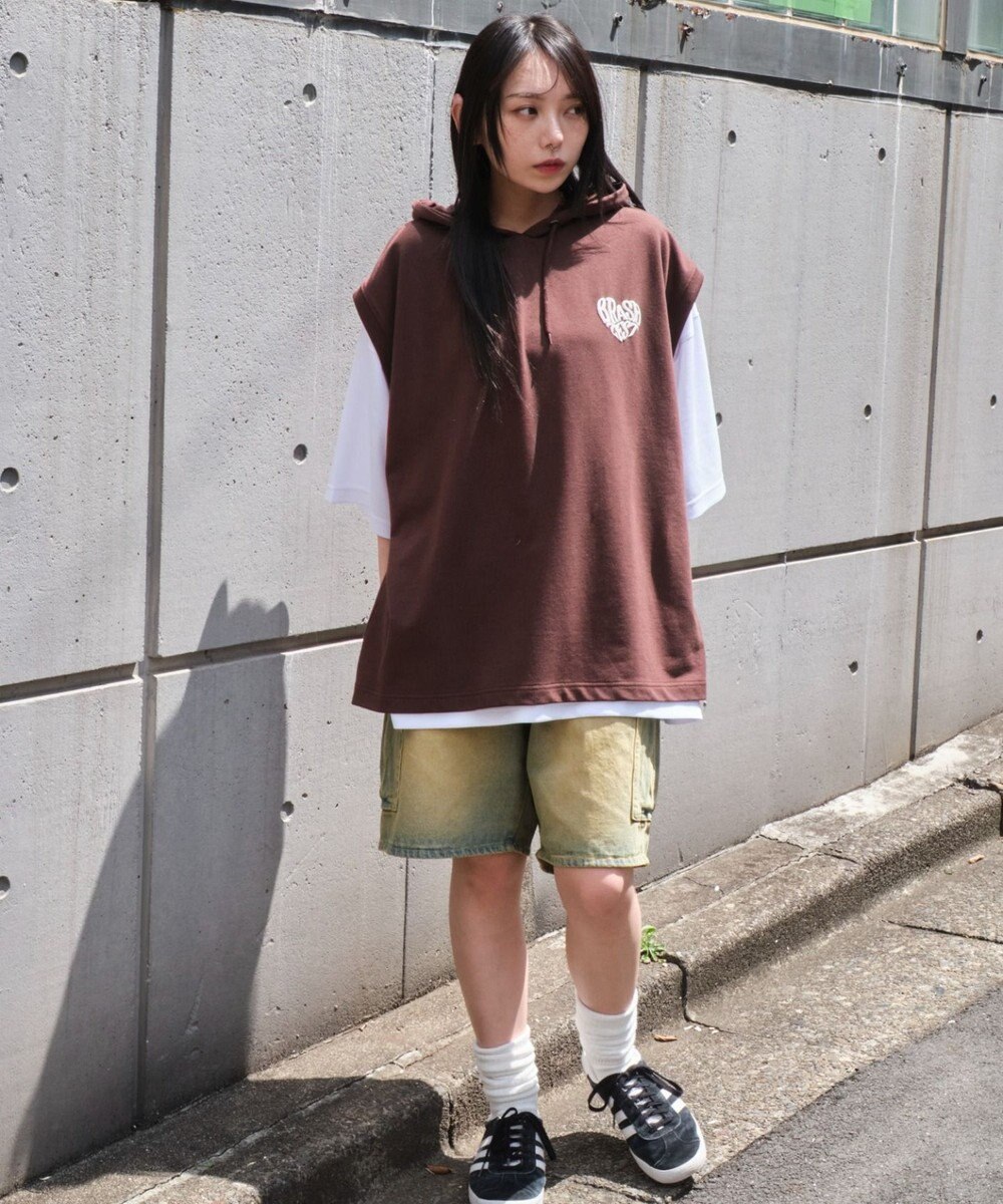 WEGO 【ユニセックス着用ITEM/2点SET】パーカーアンサンブルT（SS） 