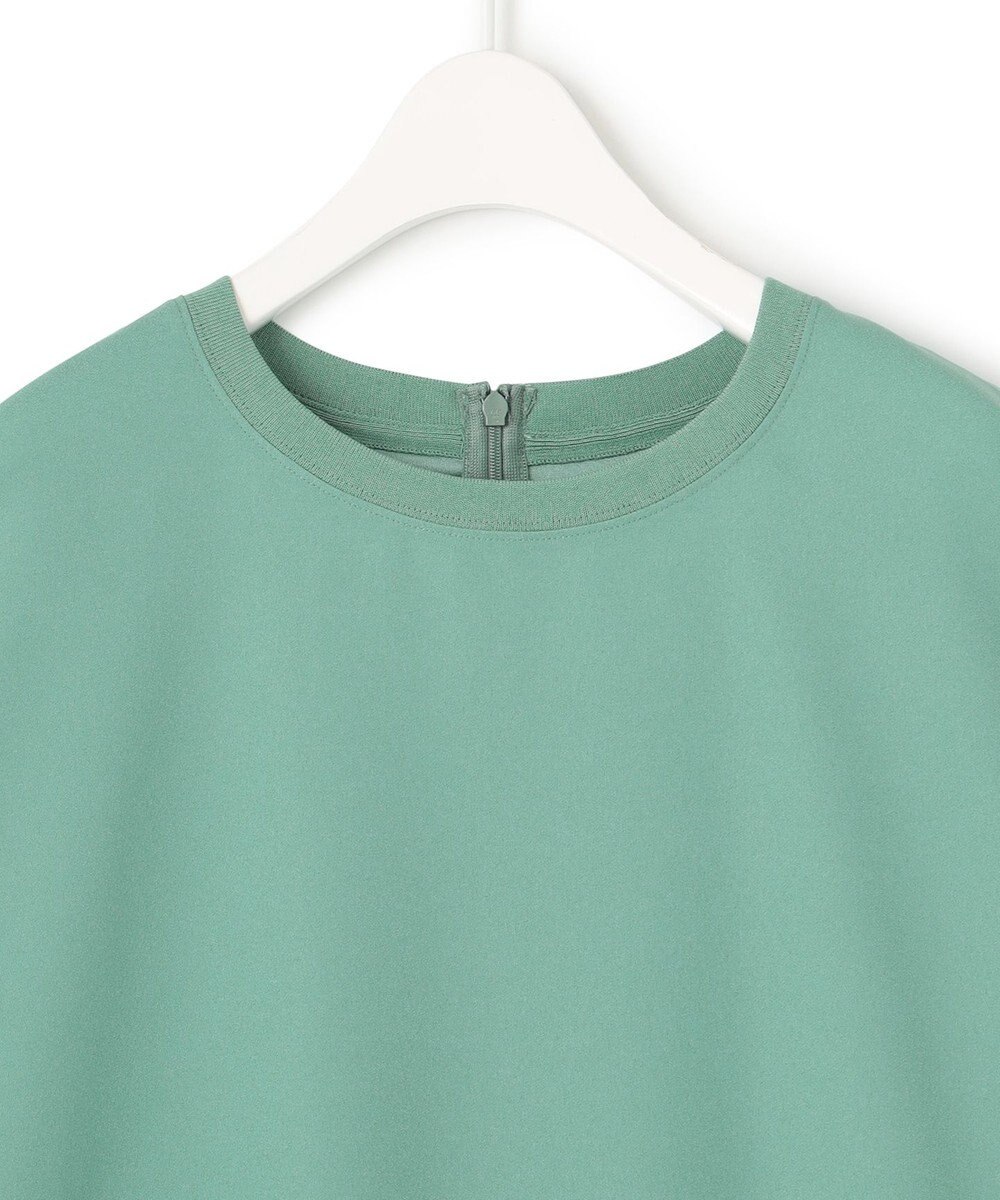 ICB 【洗える】FluidBackSatin ラウンドヘムプルオーバー 