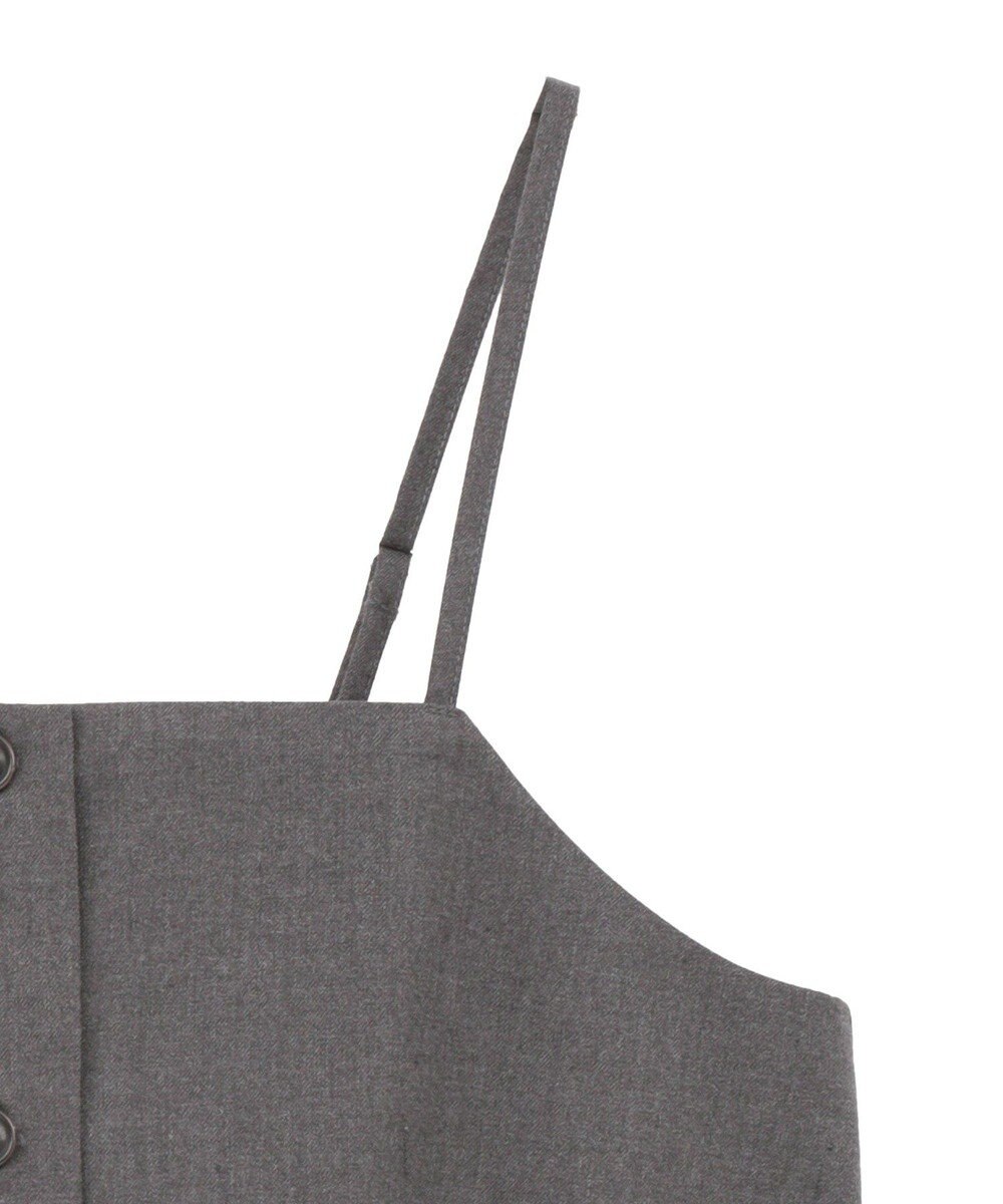 CRAFT STANDARD BOUTIQUE フロントボタンキャミビスチェ 