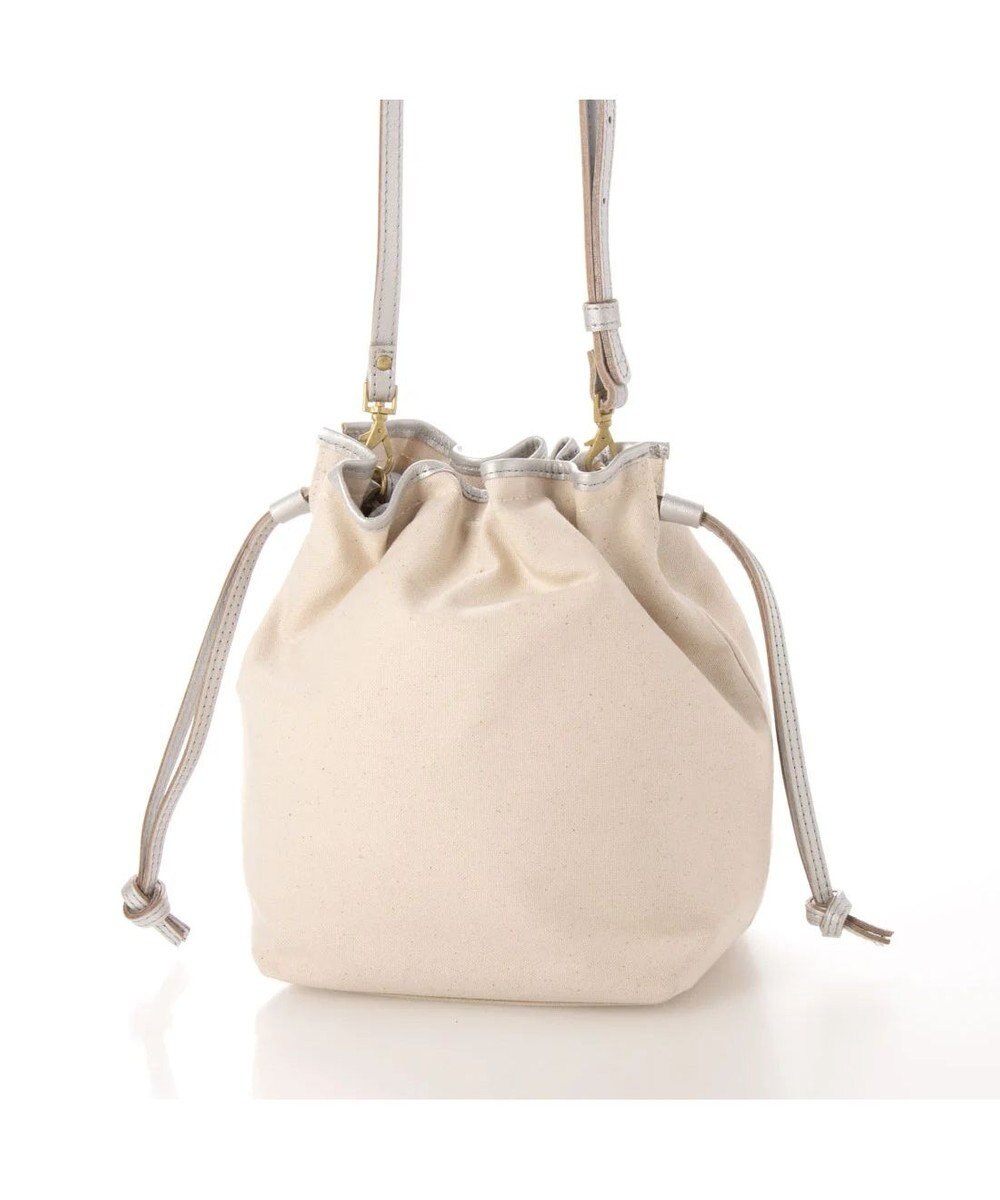 UNBILLION perche パラフィン防水キャンバスドロストショルダーバッグ 