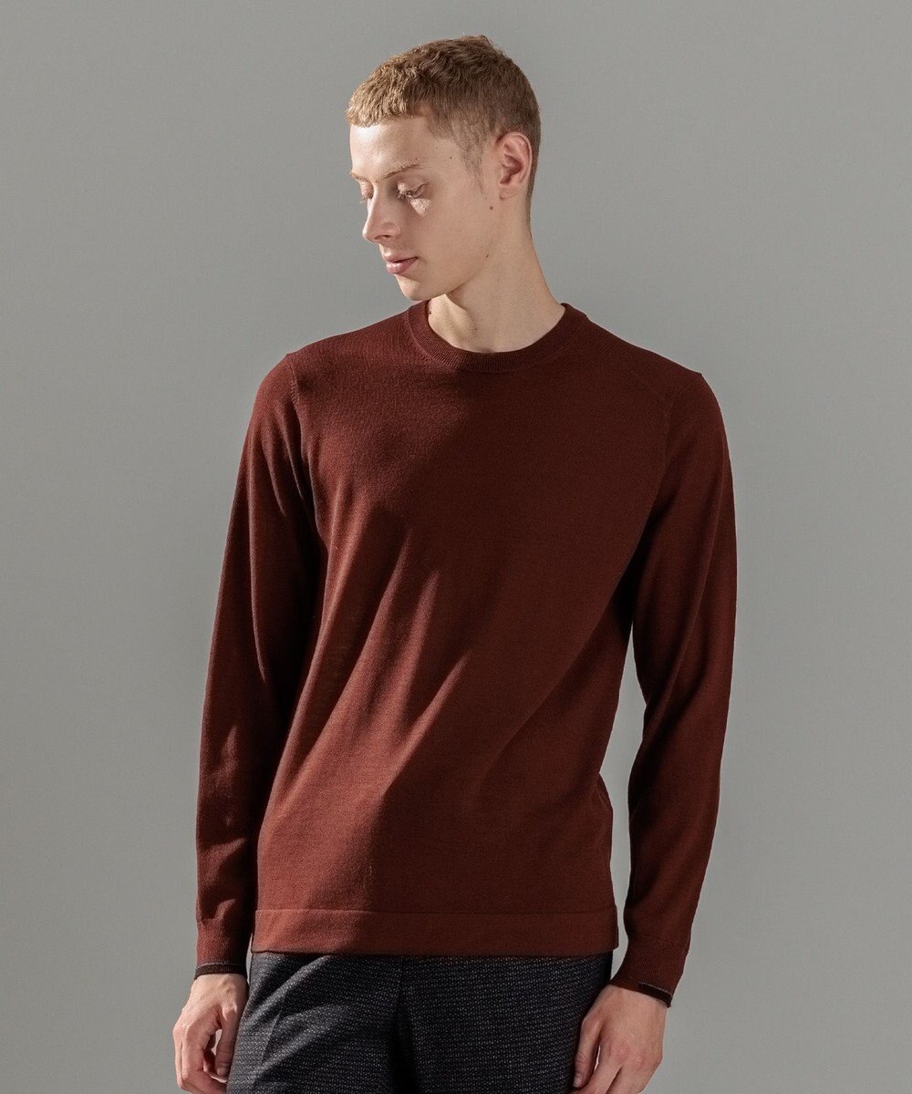 JOSEPH HOMME ウォッシャブルメリノ　クルーネックニット 