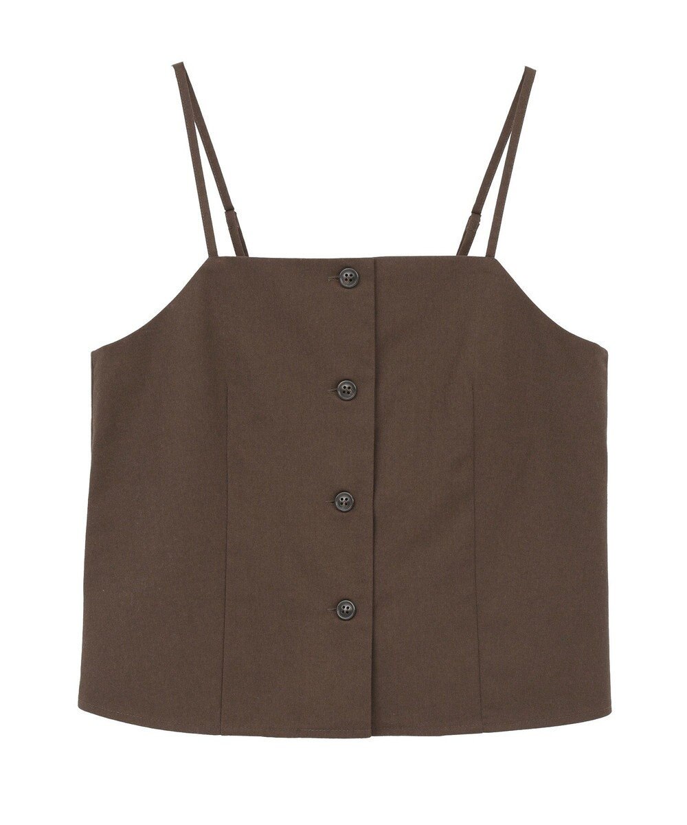 CRAFT STANDARD BOUTIQUE フロントボタンキャミビスチェ 