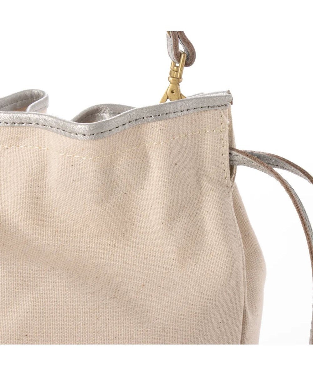 UNBILLION perche パラフィン防水キャンバスドロストショルダーバッグ 