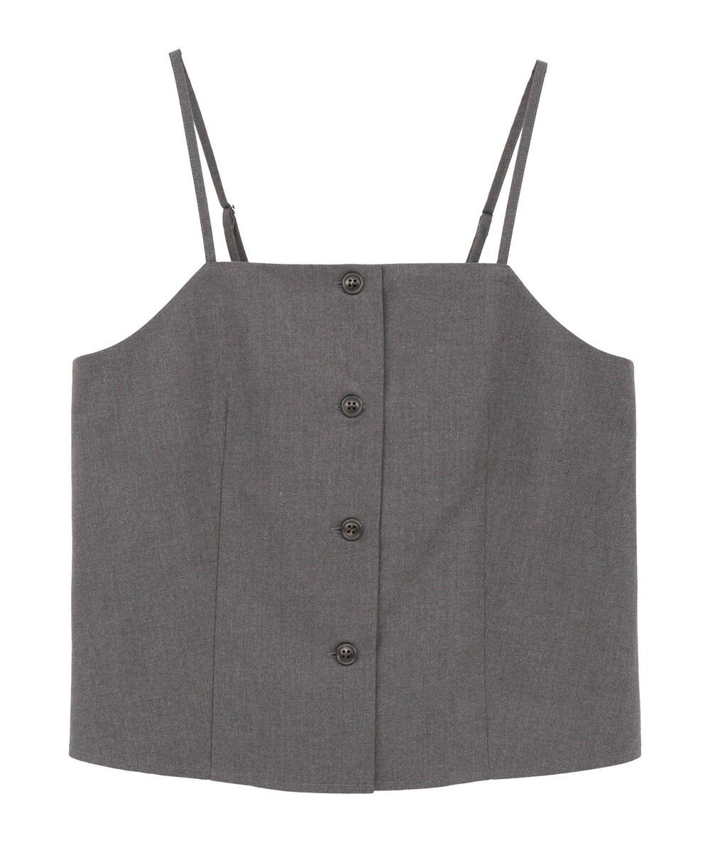 CRAFT STANDARD BOUTIQUE フロントボタンキャミビスチェ 