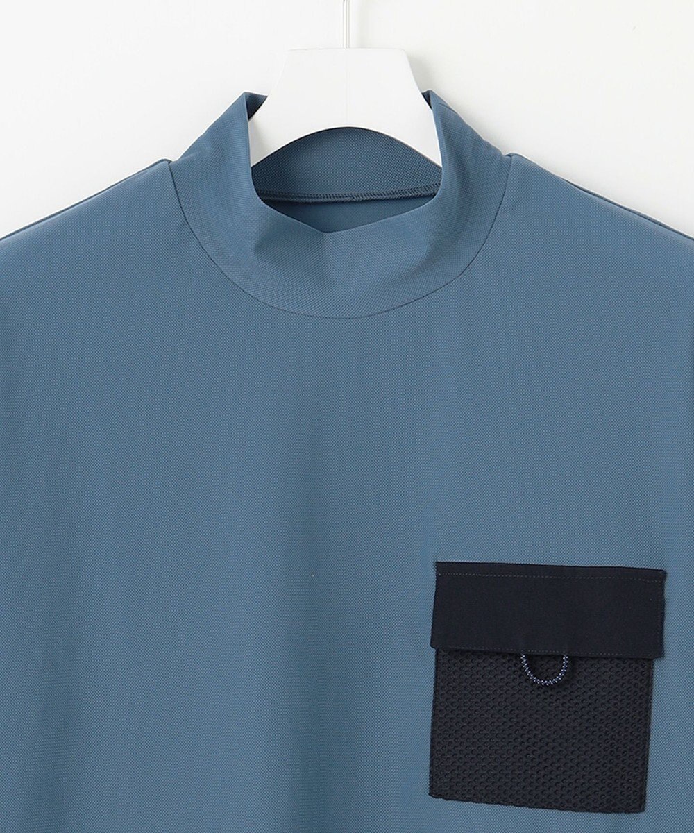 23区GOLF 【MEN】機能に優れた新素材「AIR TOOL」ポケットモックネック 