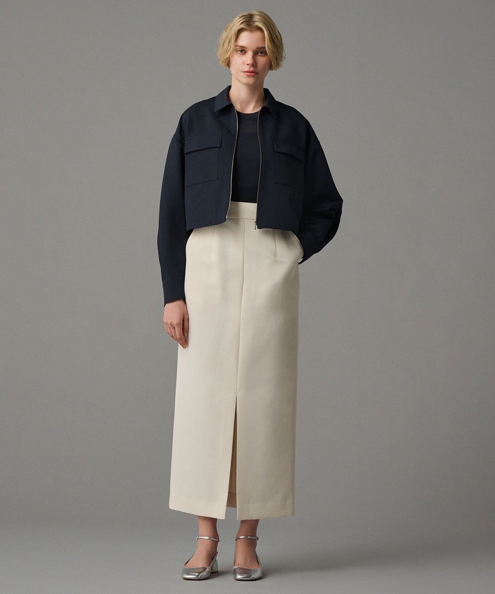 uncrave 【吸水速乾・洗濯機洗い可】エコ ドライ チノ Ｉラインスカート（uncrave STANDARD） 