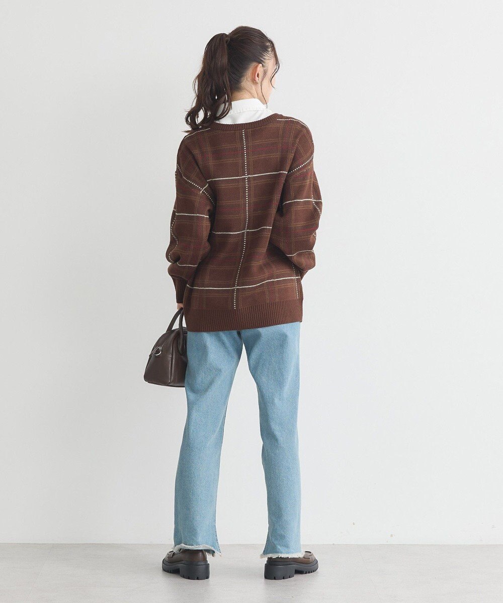 earth music&ecology フリルシャツカラー付け襟 