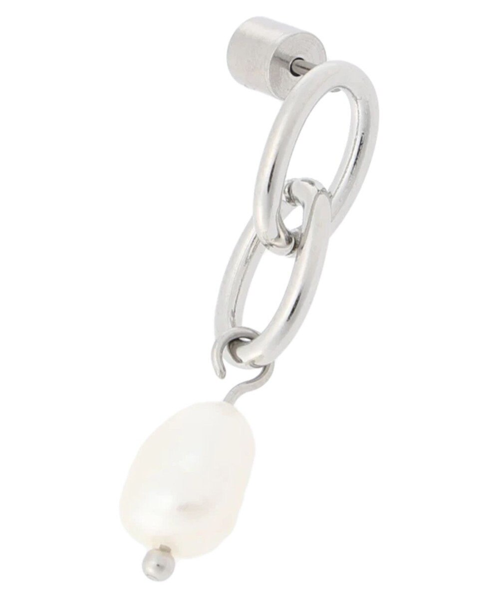 Green Parks ・ＨＡＬＦ　ＴＩＭＥ　サージカルパールチェーンピアス 