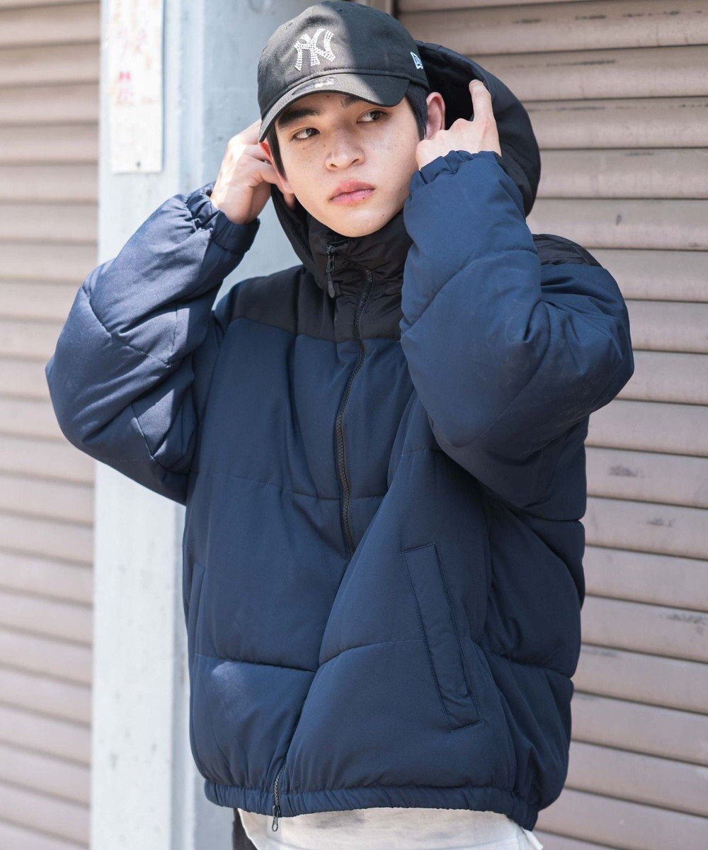 WEGO 【25年秋冬新作/ユニセックス着用ITEM/SMLサイズ展開】2WAYパファーブルゾン 