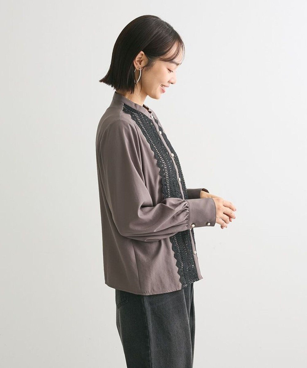 Green Parks ・ＥＬＥＮＣＡＲＥ　ＤＵＥ　フロントレースブラウス 