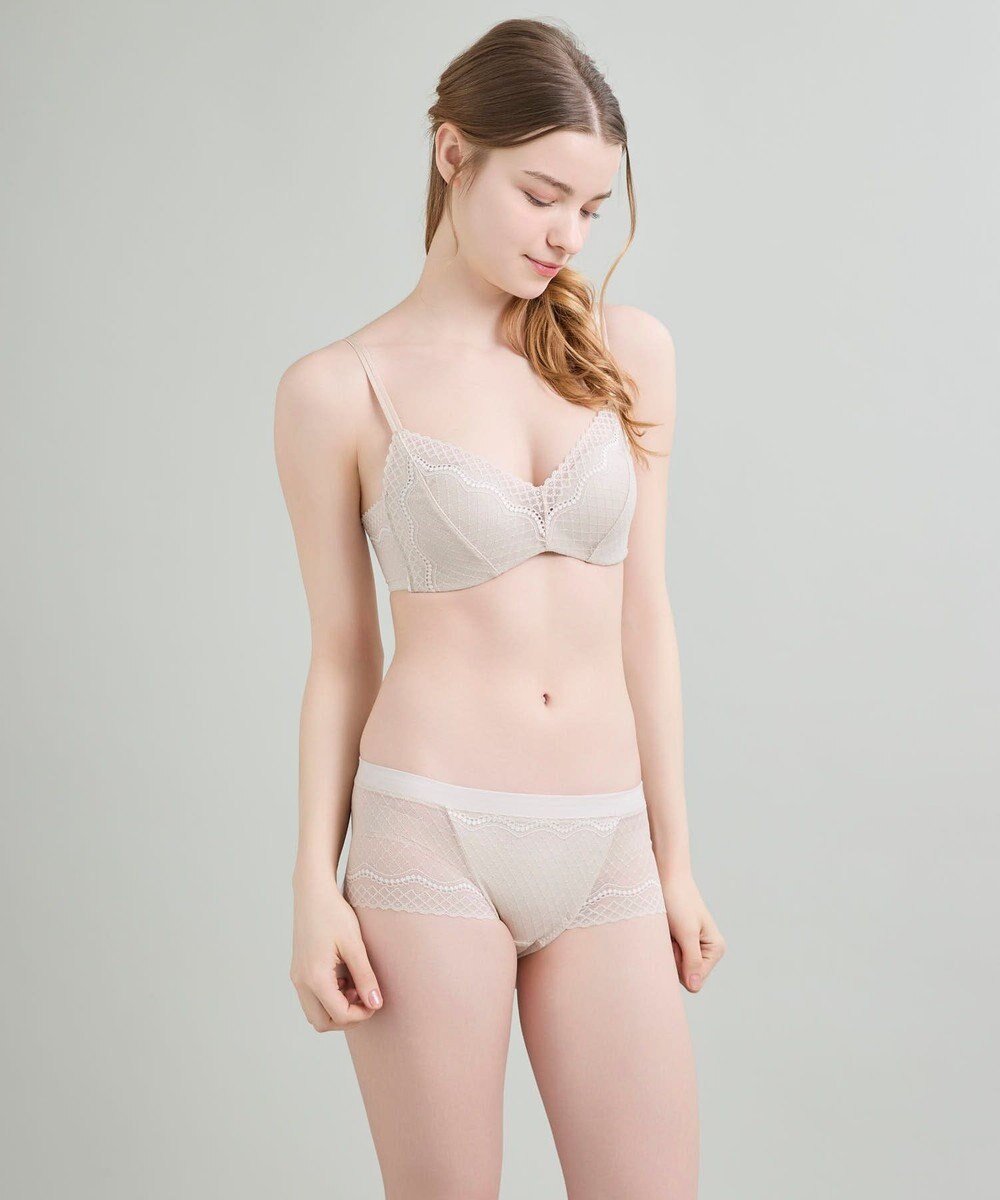 une nana cool 【リニューアル】364ブラ レース ノンワイヤーブラ 