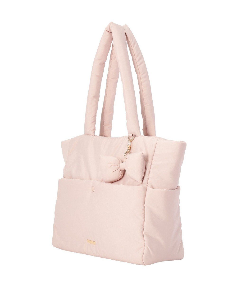 Maison de FLEUR 撥水加工パファーキャリーオントートバッグ 