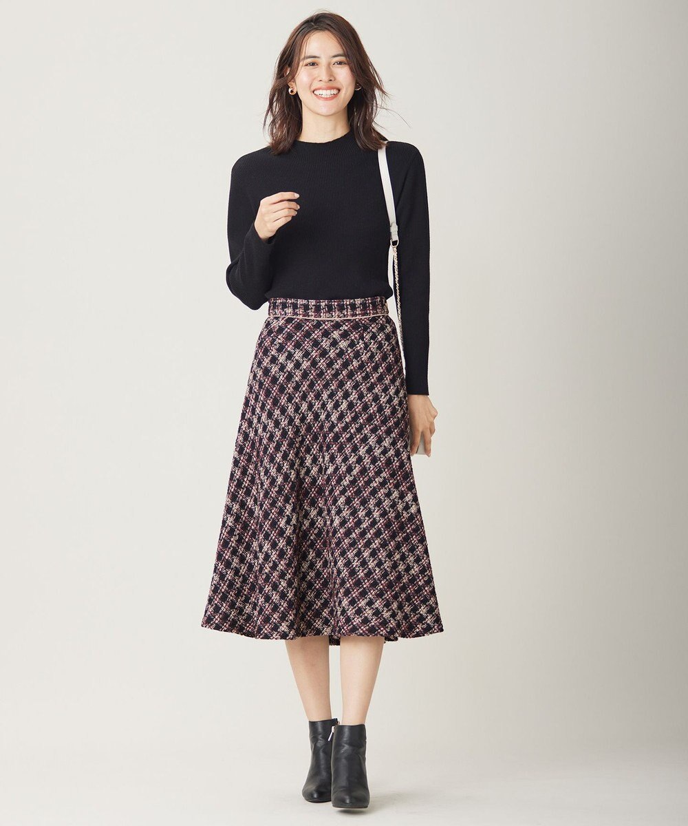 ANY SIS 【洗える】ハイネックインナー ニット 