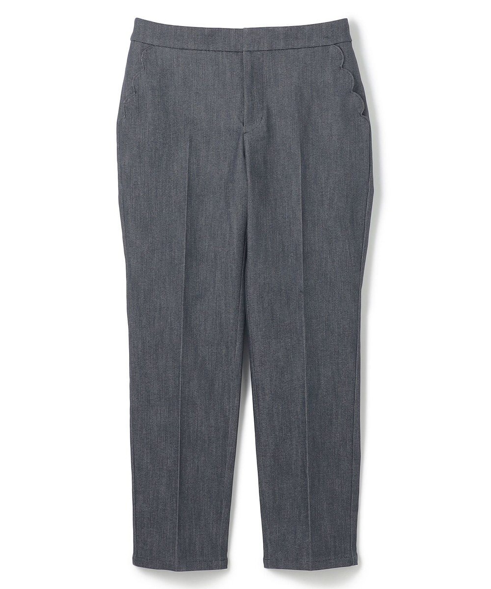 TOCCA 【洗える】SCALLOP DENIM パンツ 
