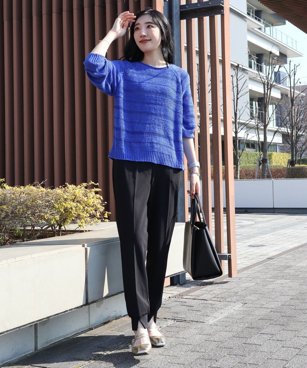 AMERICAN HOLIC 透かし編みニットプルオーバー 