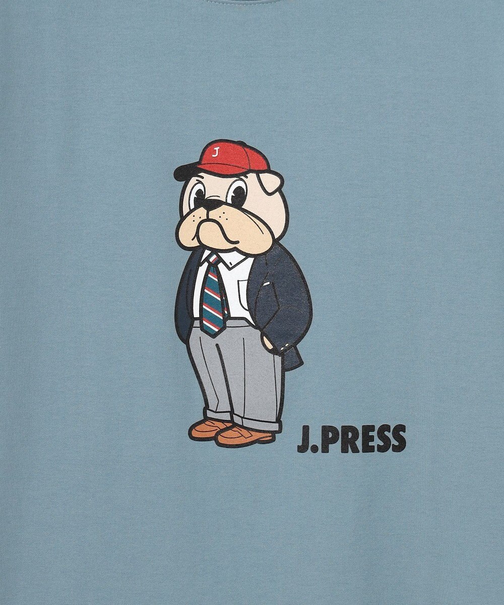 J.PRESS MEN 新デザイン【BULLDOG BOY】プリント Tシャツ 