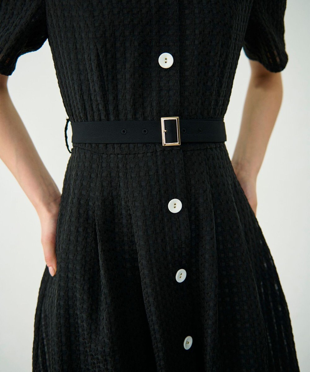 GRACE CONTINENTAL シアーチェックシャツワンピース 