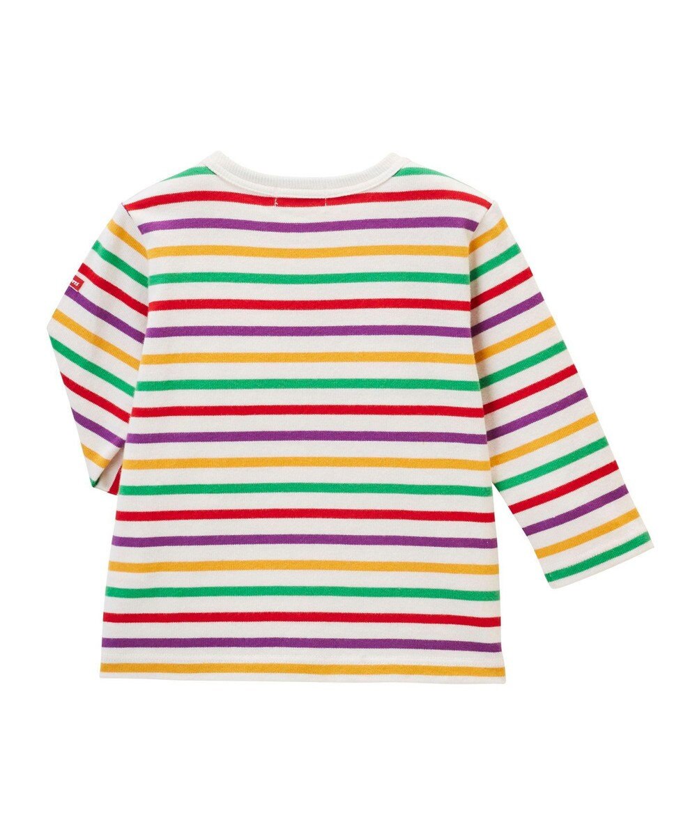 MIKI HOUSE HOT BISCUITS ボーダー柄長袖Tシャツ＆ベビースパッツギフトセット【BOX付き】 