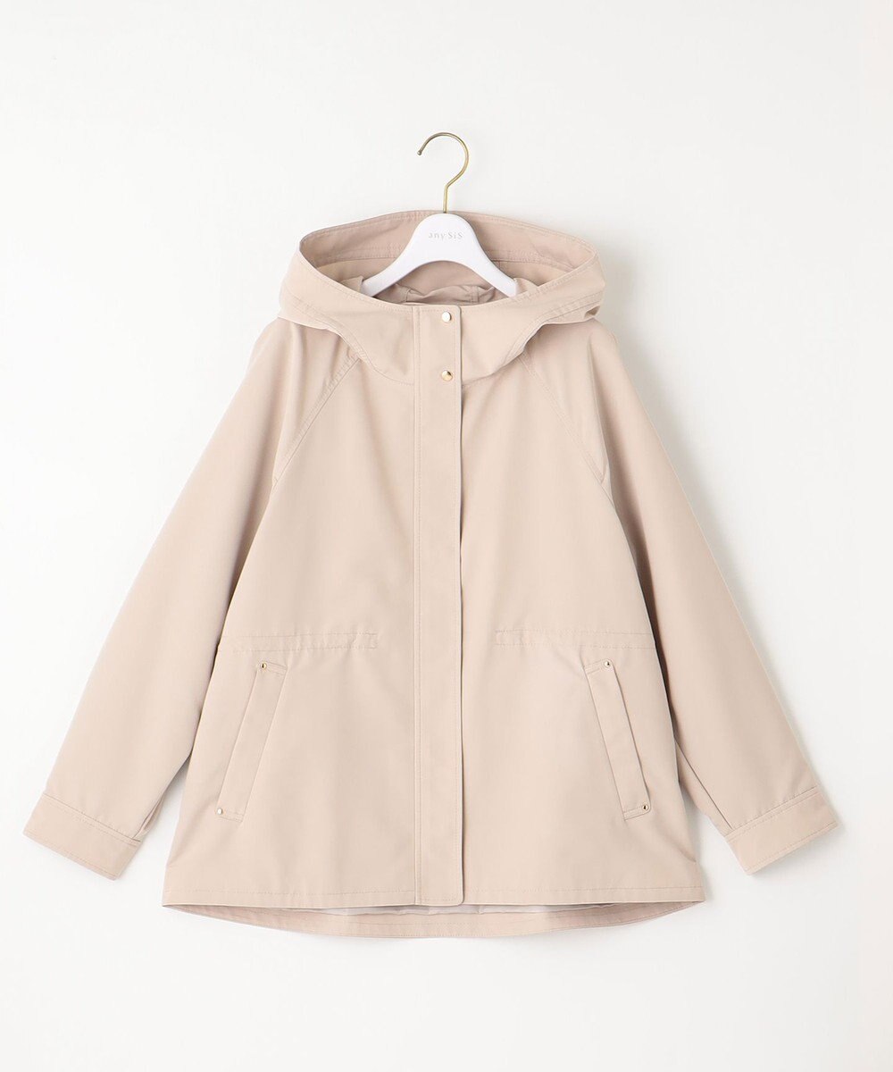 ANY SIS L 【撥水】フーディショート ブルゾン 