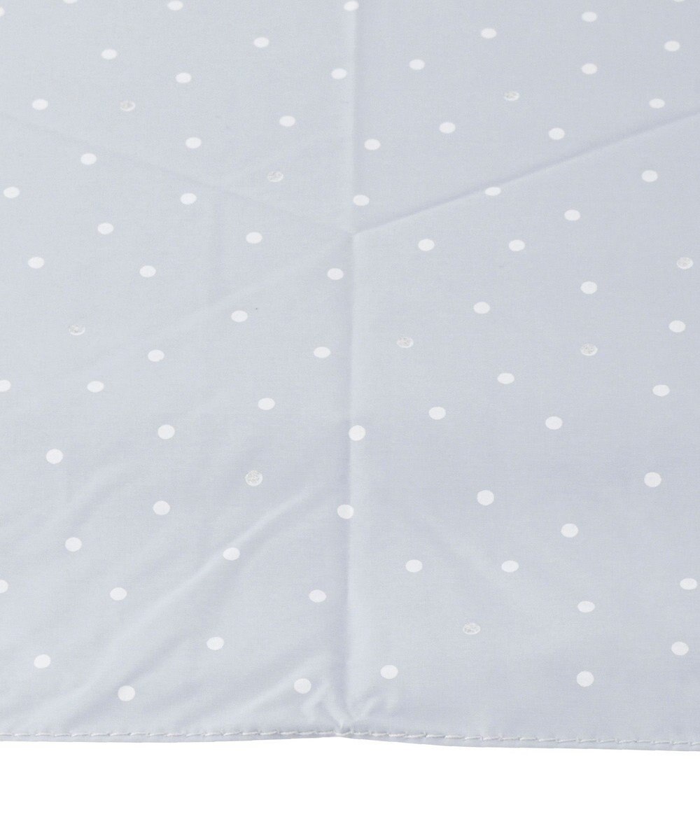 MOONBAT Fuwacool(フワクール) フワクールホワイト 晴雨兼用日傘 折りたたみ傘 ランダムドット 軽量 一級遮光／遮熱／UV 