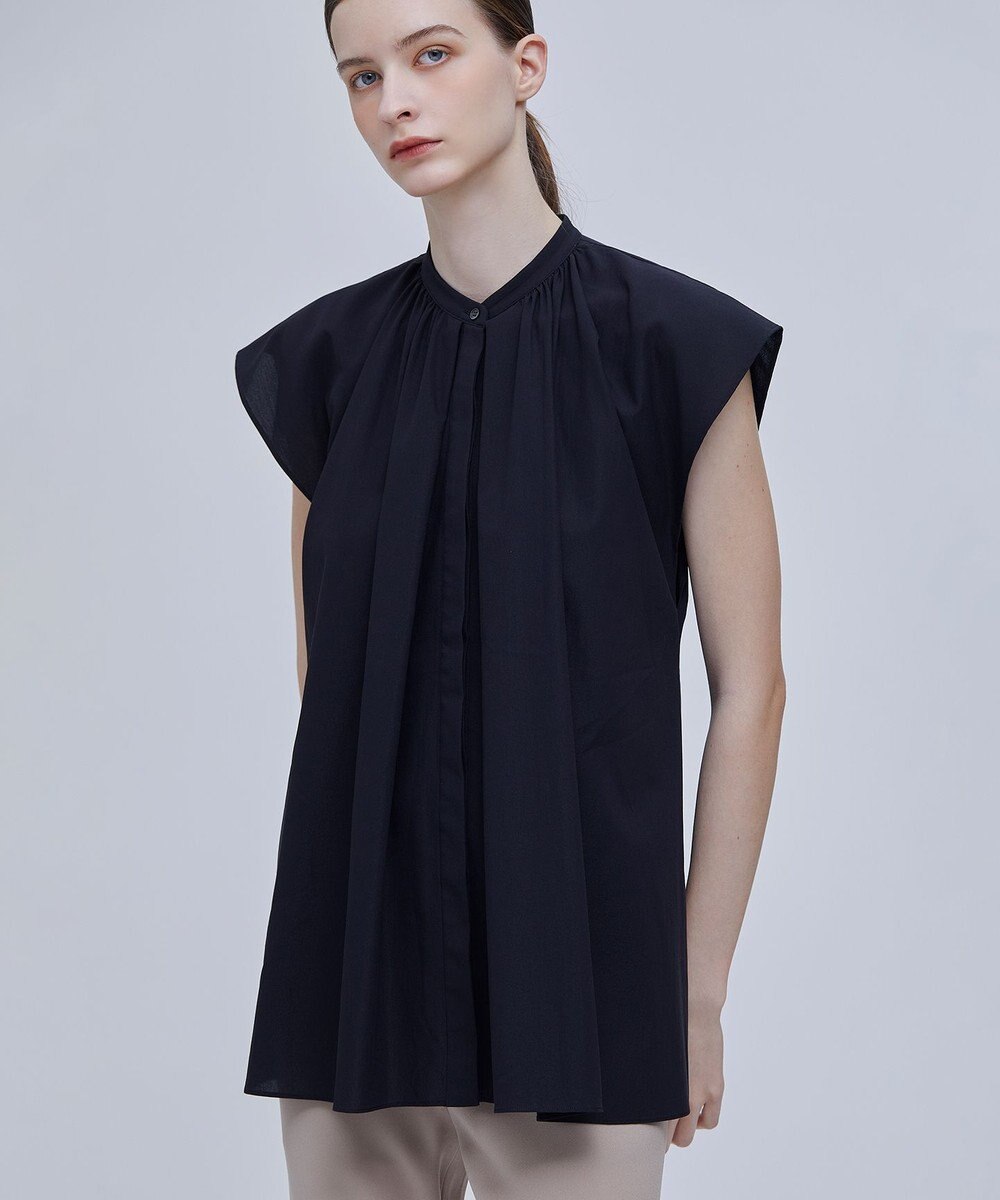 BEIGE， LUCILLE / バンドカラーブラウス 