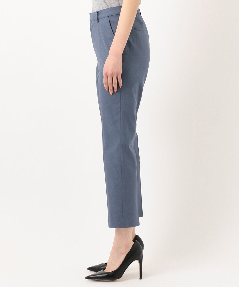 J.PRESS LADIES S 【シワになりにくい】コットンフィッティーシャーク テーパードパンツ 