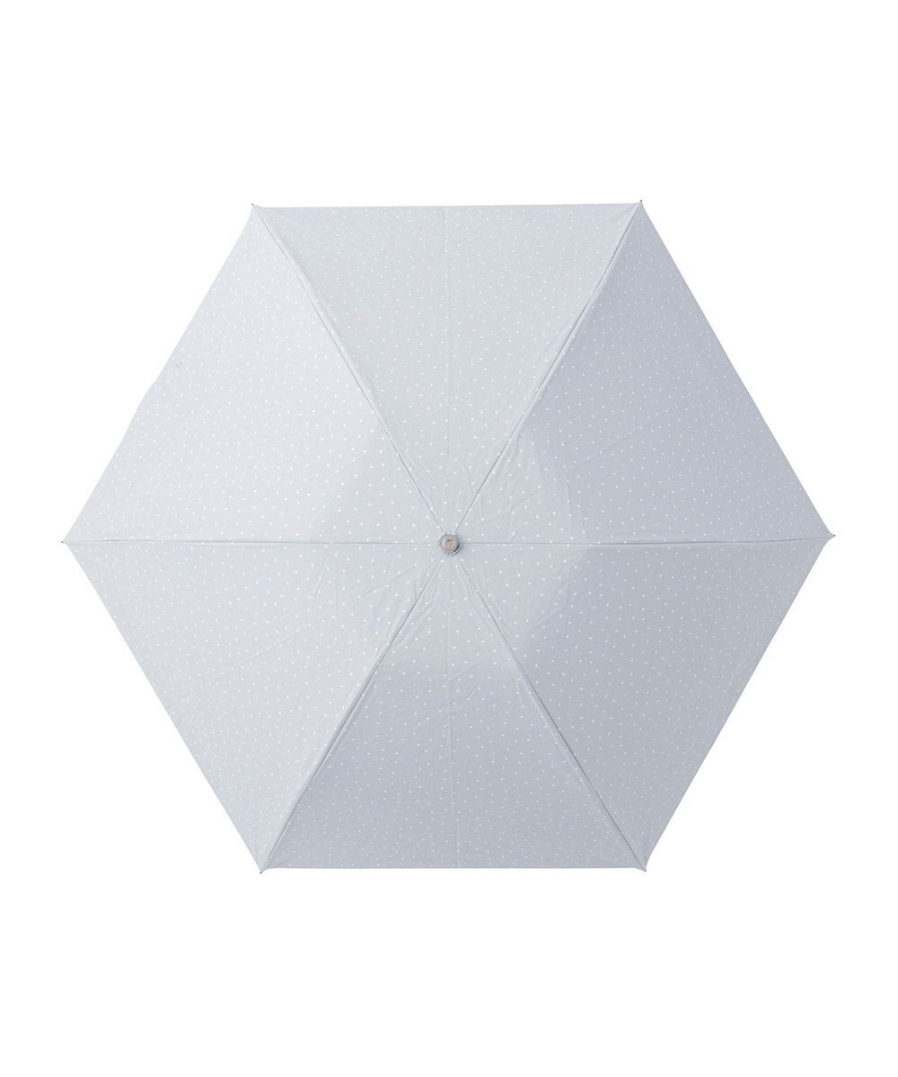 MOONBAT Fuwacool(フワクール) フワクールホワイト 晴雨兼用日傘 折りたたみ傘 ランダムドット 軽量 一級遮光／遮熱／UV 